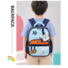 Front view of the Esclela kids' cartoon cat backpack