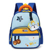 Kids' cartoon cat backpack in blue colour design